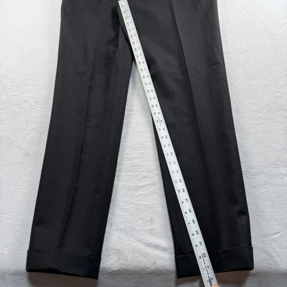 Michael Andrews BESPOKE Holland Sherry Suit 42LT 36x33 Charcoal Surgeon Cuffs